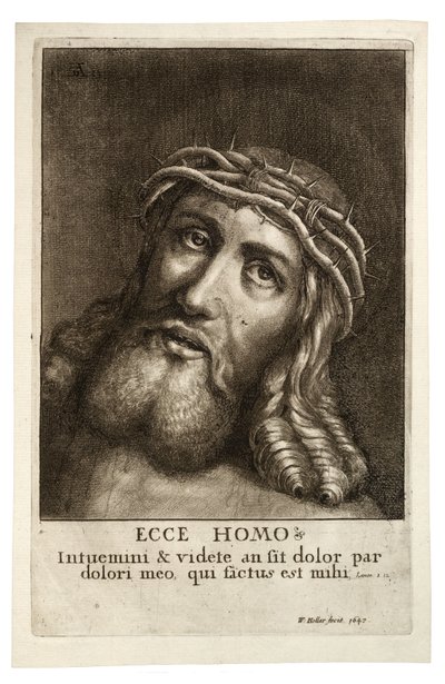 Ecce Homo. Zustand 2 von Wenceslaus Hollar